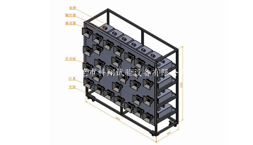電池組件脈沖太陽(yáng)模擬器
